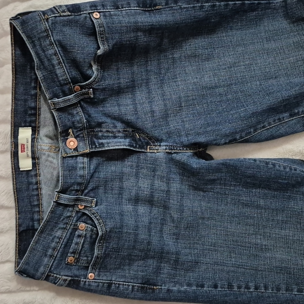 Levi's Dark Blue CURVY, BOOT CUT Women's Jeans, SIZE 10L. - Picture 3 of 12